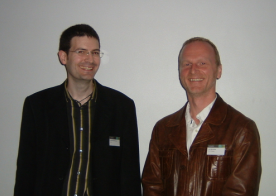 Simon Mackenzie (l) and Jon Bannister